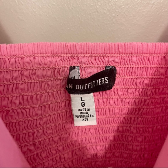 NWT UO Hook and Eye Corset Pink L - Picture 3 of 4